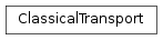 Inheritance diagram of plasmapy.physics.transport.braginskii.ClassicalTransport